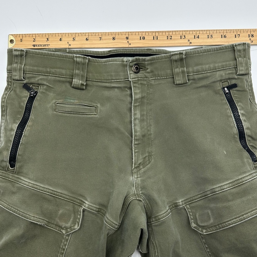 Alaskan Hardgear Duluth Trading Co Relaxed Fit Cargo Pants Men 36x30 Olive Green - Picture 7 of 16